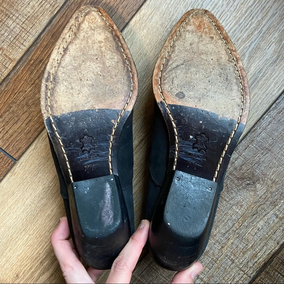 Guess Vintage 90s Black and White Ankle Booties Size 7.5 - Picture 9 of 13